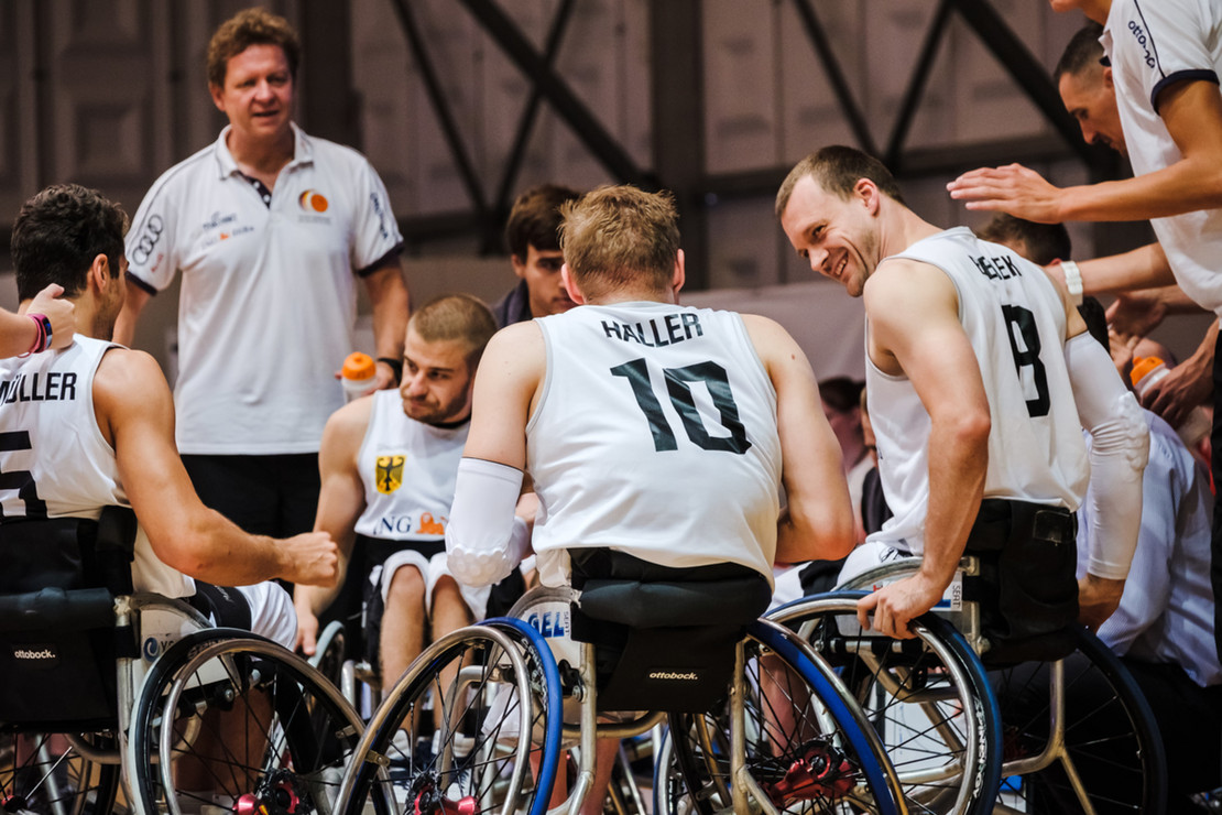 Szene von der Rollstuhlbasketball-WM 2018