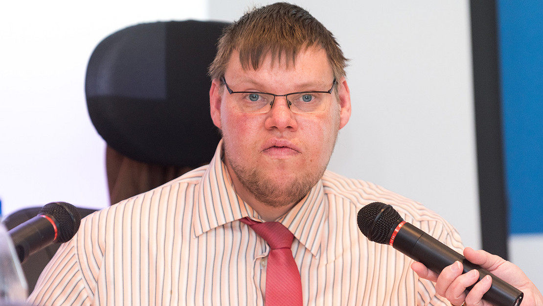 Foto des SoVD-Bundesjugendvorsitzenden Sebastian Freese