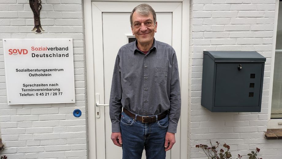 Ulf-Henning Janssen arbeitet für den SoVD in Eutin Ulf-Henning Janssen arbeitet für den SoVD in Eutin